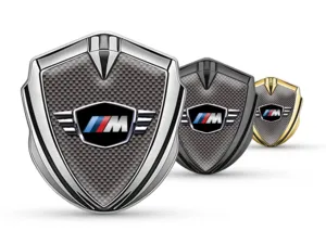 BMW Silicone Emblema Badge Durevole Tocco Premium